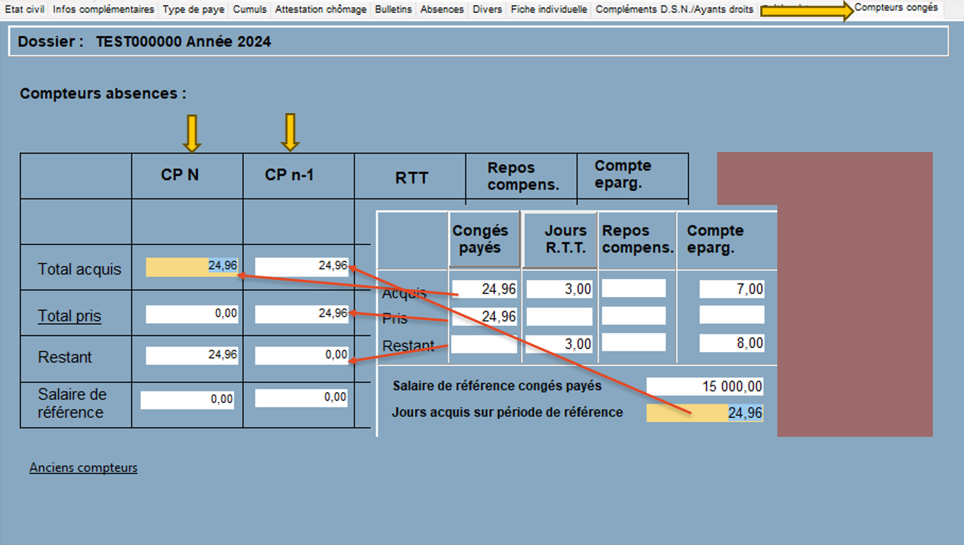 Mise à jour des congés payés 2024